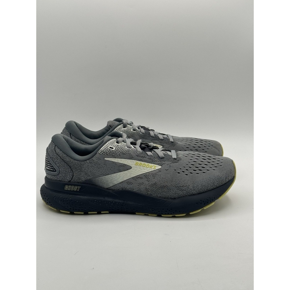 Brooks Ghost 16 Grey Green Running Shoes 1104181D040 Men's Size 8D